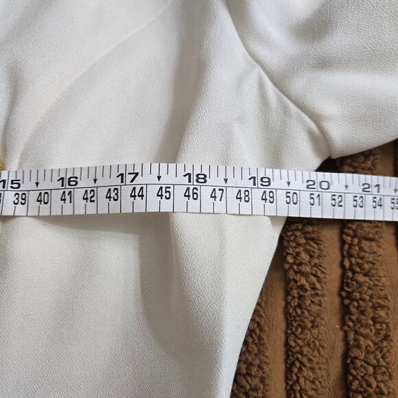 Lois Snyder Dani Max Womens Vtg 80s Old Money Avante Garde Gold Button Blazer 10 - Picture 10 of 11